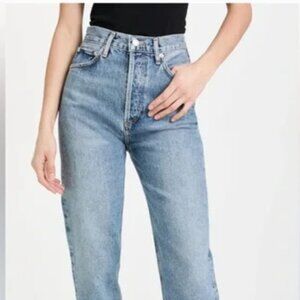 AGOLDE 90's Pinch Waist High Rise Straight Jeans